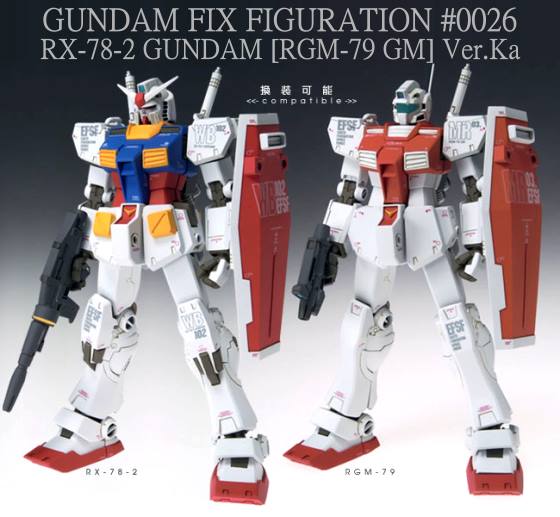 Fix Gundam RX-78-2 Gundam(RGM-79 GM)Ver.Ka<0026>.鋼彈完成品FIX系列