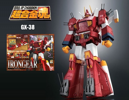 超合金魂GX-38 戰鬥裝甲Irongear.超合金魂.麗王.鋼彈.玩具.鋼彈模型