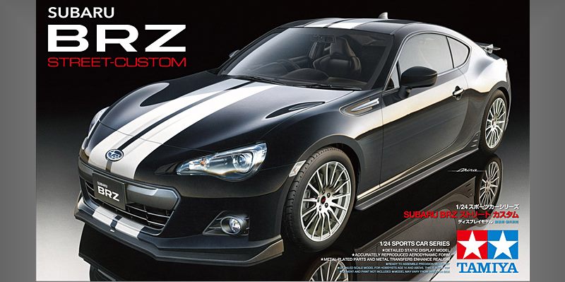 Tamiya 1/24 SUBARU BRZ Street-Custom.TAMIYA汽車模型.麗王.鋼彈.玩具